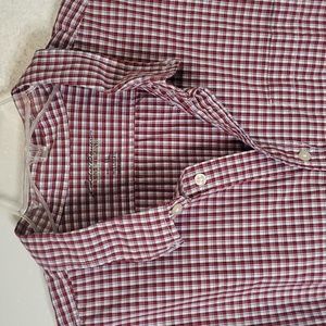 Eddie Bauer Legand wash plaid button down short sleeve XXL